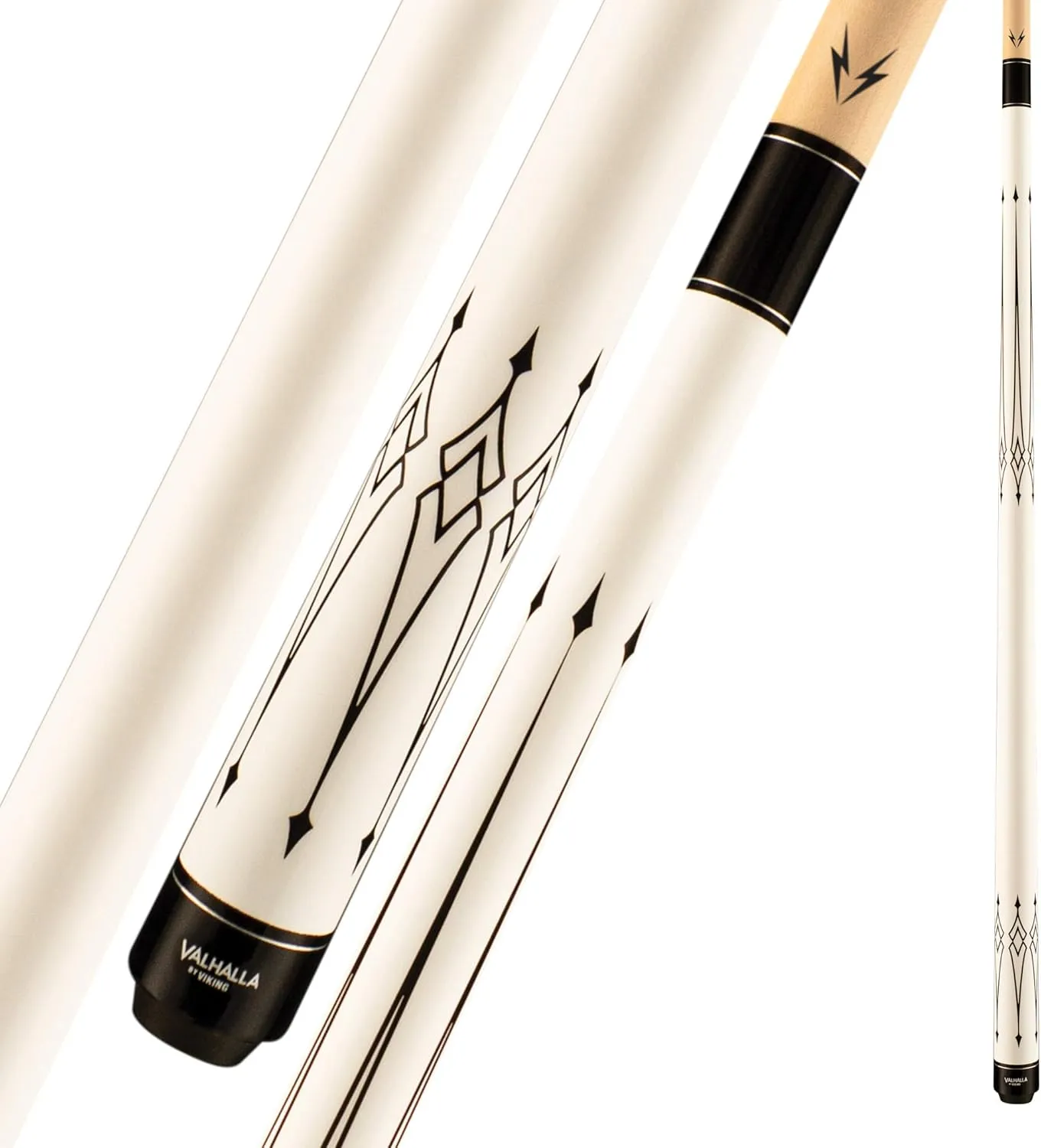 Viking Valhalla 100 Series No Wrap 2 Piece 58” Pool Cue Stick, Billiard Cue Stick, Bar or House Use for Men or Women