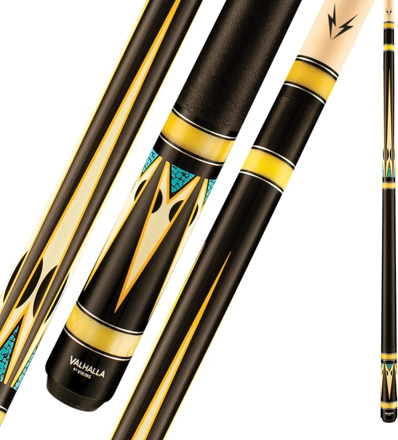 Viking Valhalla 800 & 900 Series 2 Piece 58” Pool Cue Stick, Billiard Cue Stick, Bar or House Use for Men or Women