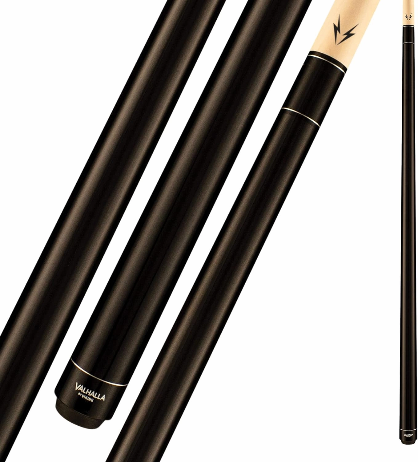 Viking Valhalla 100 Series No Wrap 2 Piece 58” Pool Cue Stick, Billiard Cue Stick, Bar or House Use for Men or Women