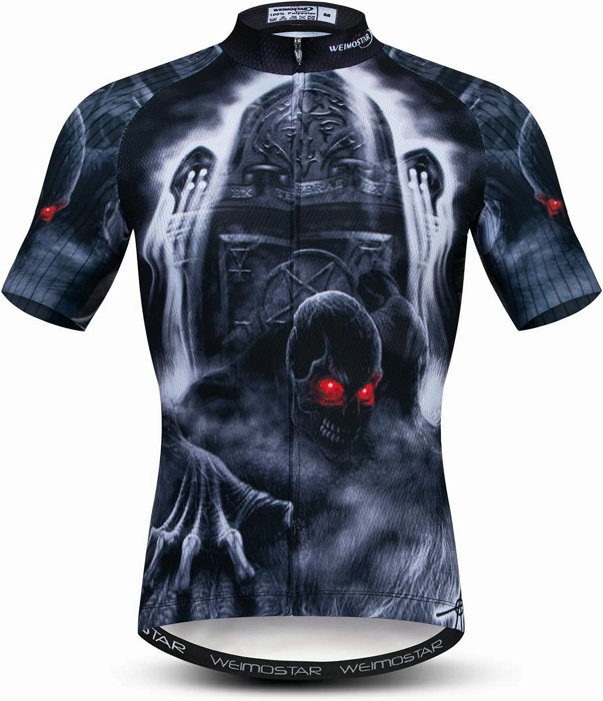 Weimostar Summer Men's Cycling Jersey Short Sleeve Mountain Bike Road Bicycle Shirt