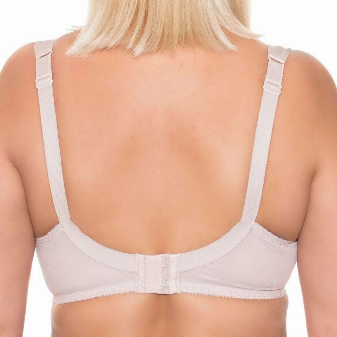 Wide Strap Bra Plus Size Full Coverage Underwire Support Panels 34 36 38 40 42 44 / C D E F G H I J
