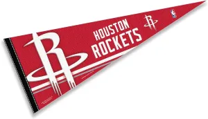 WinCraft Houston Rockets Pennant Full Size 12 in X 30 in
