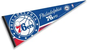 WinCraft Philadelphia 76ers Pennant Full Size 12 in X 30 in