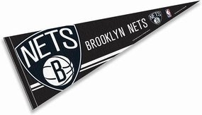WinCraft Brooklyn Nets Pennant Full Size 12 in X 30 in